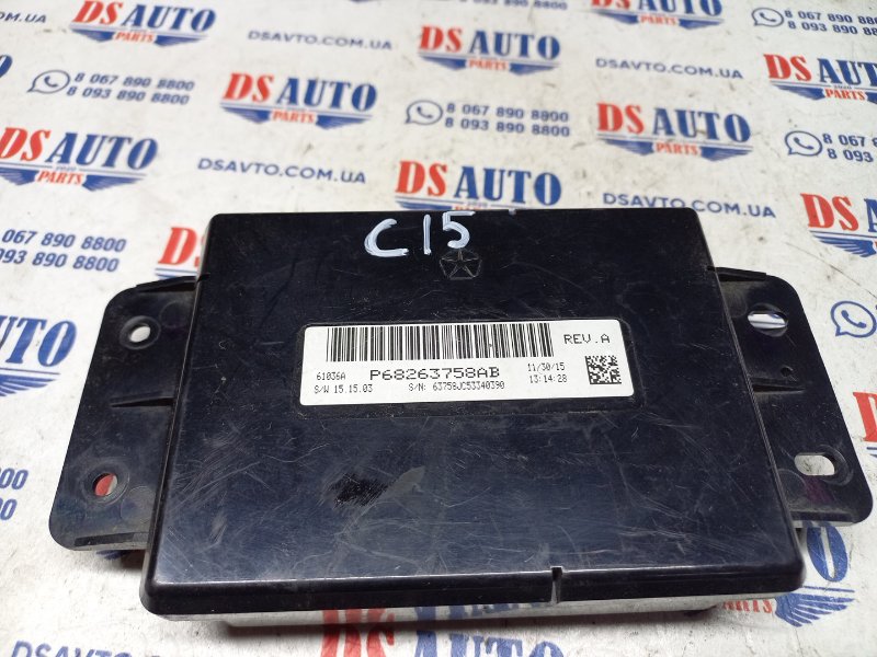 Блок управления климат-контролем Jeep compass 2013+ 2.4 68263758AB Б/У