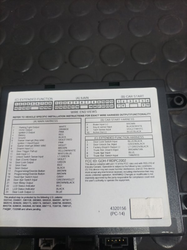 Блок керування (ПРИВЯЗКА КЮЧА) keyless Subaru OBK Ford Escape MK3