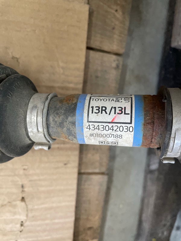 Полуось моста передний solterra 2023