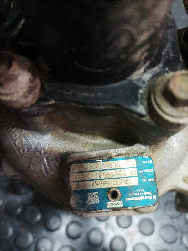 Турбина Ford Escape МК3 1.6